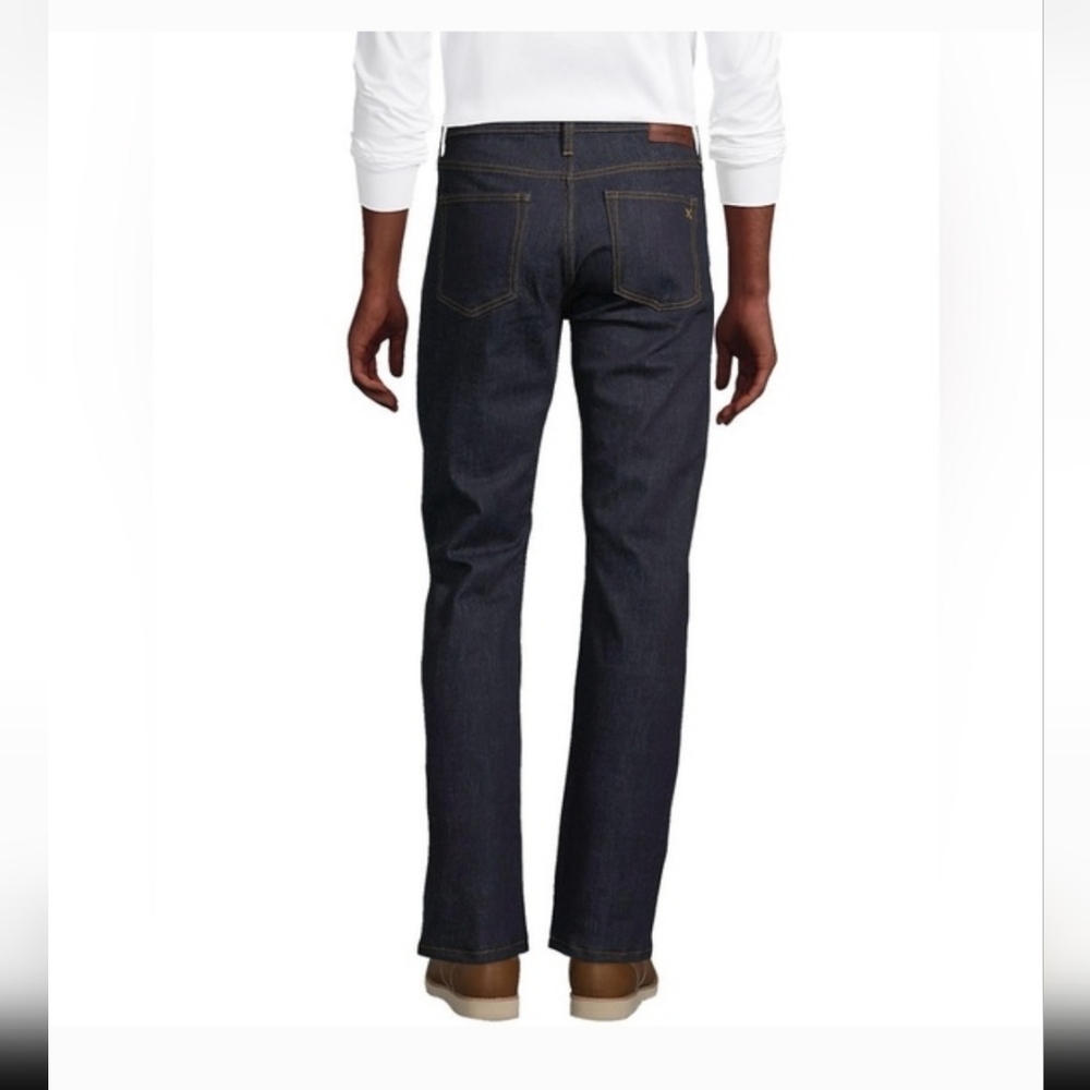 NWT Men's Blake Shelton Lands' End Relaxed Fit Jeans 33x27 - Picture 10 of 11